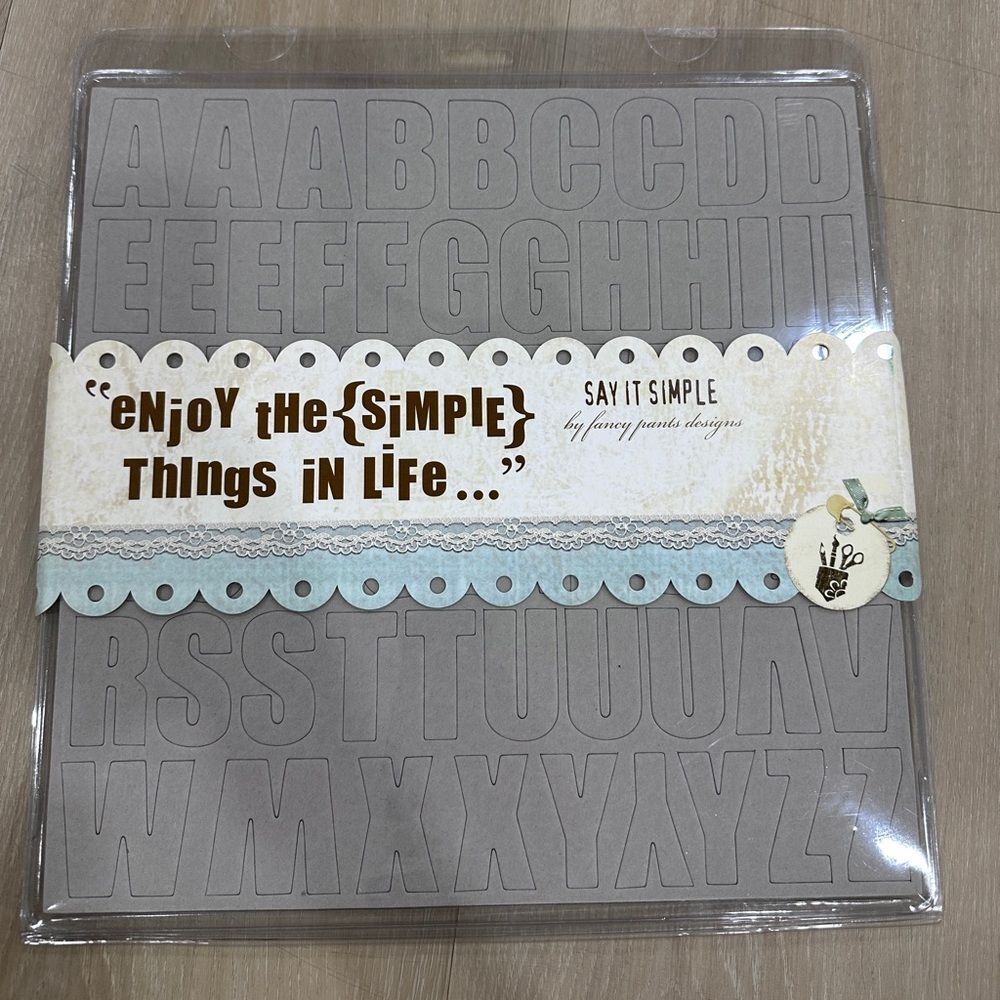 Fancy Pants Designs Chipboard, Set of 4, Includes Letters and Numbers - Picture 6 of 8